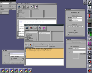 ProjectCenter running on GNUstep